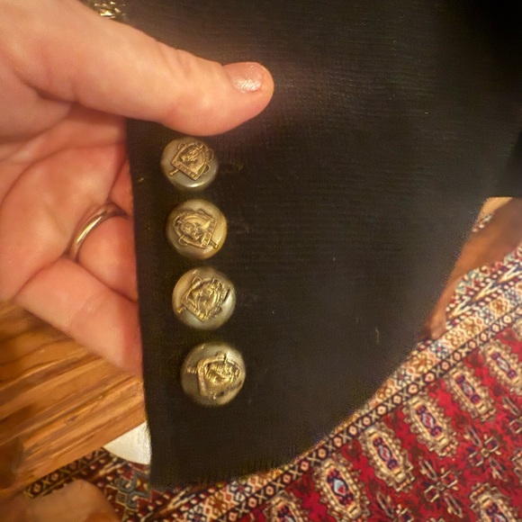 Ralph Lauren Classic Wool Sweater Blazer Large - Picture 2 of 5